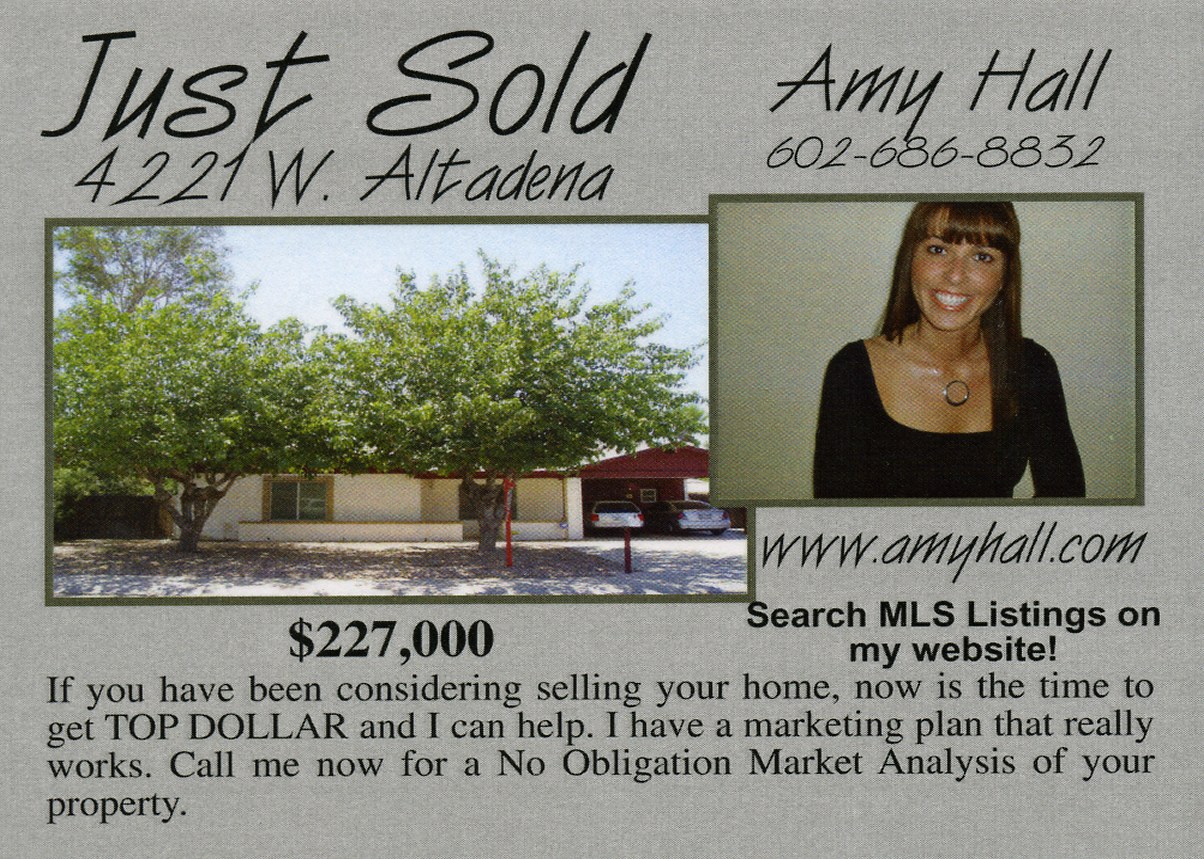 05  8 28  just sold by amy hall, 4221 W Altadena  $227,000  001